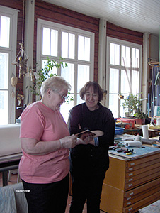 Vihdin Taideyhdistyksen Metalligrafiikka-kurssi 2006